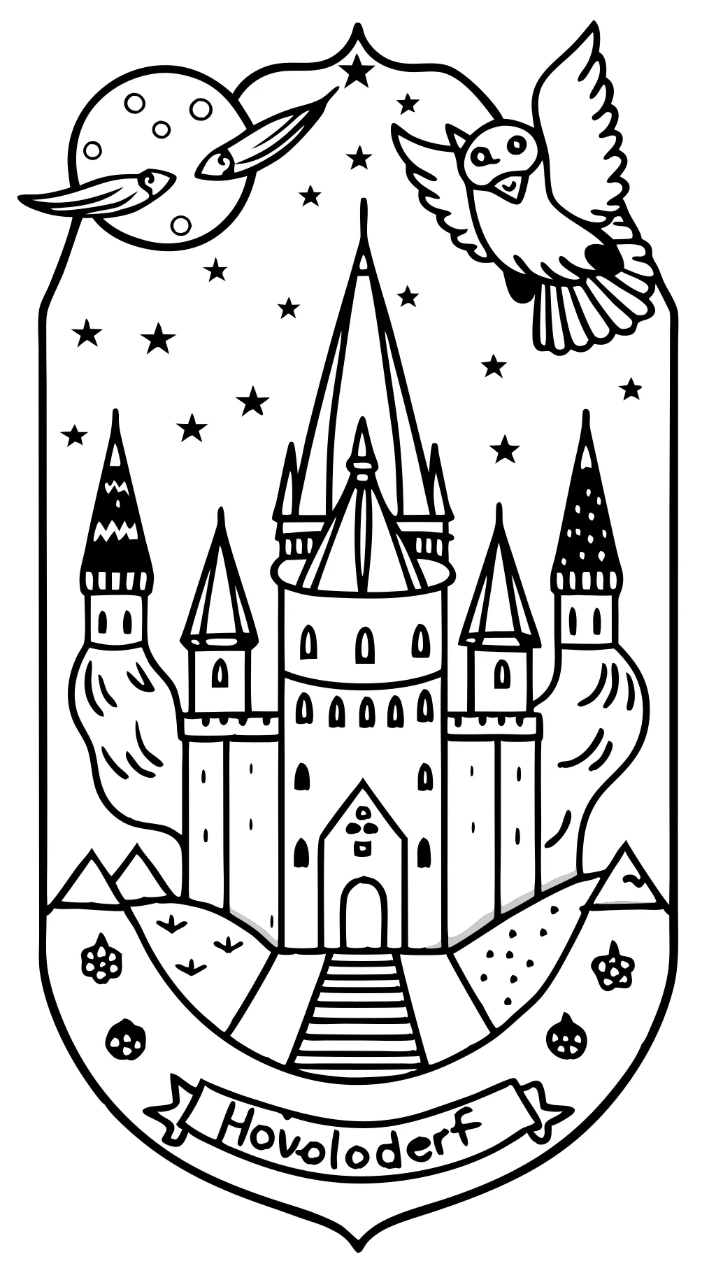 harry potter coloring pages to print